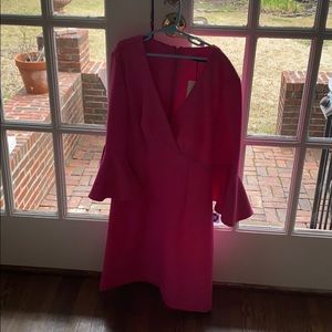 a beautiful trina & turk hot pink brand new dress